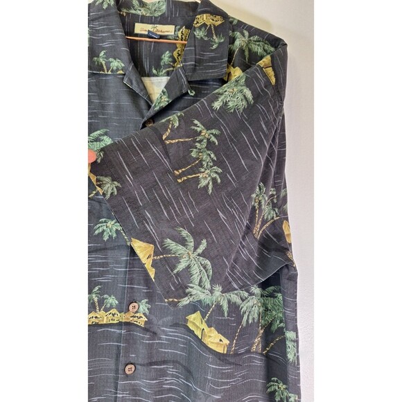 TOMMY BAHAMA 100% Silk Button Down Hawaiian Shirt Men's XL Tropical Beach Travel - Picture 6 of 6